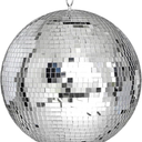 Alytimes Mirror Disco Ball - 8-Inch Cool and Fun Silver Hanging Party Disco Ball –Big Party Decorations, Party Design