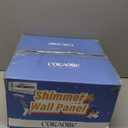 COKAOBE Rainbow Blue Shimmer Wall Backdrop 24PCS Square Sequin Shimmer Backdrop Panel, Photo Backdrops for Birthday, Anniversary, Wedding, Graduation & Bachelorette Party Decoration