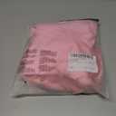 Girl's 2 Piece Outfits Cute Pearl Ribbed Knit Ruffle Short Sleeve T Shirt and Wrap Skorts Set (Pink)