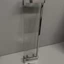 Alise Bathroom Shelves, Polished Chrome Glass Shelf for Bathroom, Modern Floating Shelves, 20 inch