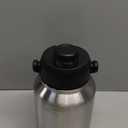 BJPKPK 64 oz Insulated Water Bottle, Dishwasher Safe Half Gallon Water Bottle with Ergonomic Handle, BPA Free Leak Proof Water Jug with Anti-slip Bottom, Stainless Steel Primary Color