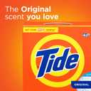 Tide Powder Laundry Detergent, Original Scent, 125 Loads, 143 oz