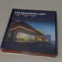 LED Strip Lights Neutral White 4000K,9.8ft 110-120V Neon Rope Lights,Flexible Silicone Outdoor Waterproof Neon Strip Lights for Bedroom,Mirror,Kitchen Cabinet, Living Room,Halloween Decor