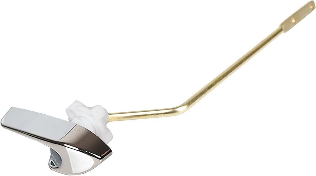 Left Side Trip Lever with Metal Arm Compatible with Kohler Highline Toilets, Replacement Part 30324 Fits for Tank #K-4518, # K-4519 - Chrome