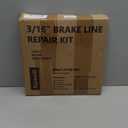 25 ft 3/16 Copper Coated Brake Line Kit (Includes 16 Fittings and 4 Unions Brake Line Fittings) + Double & Single Flaring Tool Kit