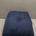 SUNROX LokGrip Non Slip Tufted Memory Foam Bench Cushion, FadeShield Water Resistant Durable Thicken Outdoor/Indoor Bench Seat Pads 42x16x4 inch, Navy