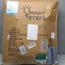 Smart Steps Trend Plus 2-in-1 Activity Walker with Deluxe Removable Toys, Walk-Behind Bar, Adjustable Height and Flat Fold Frame for Storage, Ages 6 Months +, Orbits White