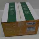 White Ceiling Fans with Lights - 44" Modern Ceiling Fans with 5 Blades and 3CCT Dimmable, Low Profile Ceiling Light Fixture, Indoor/Outdoor Ceiling Fan Light for Bedroom, Covered Patios