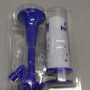 Handheld Air Horn, Aluminum Super Loud Stadium Noisemakers for Sporting Events, Portable Air Pump Horns Sport and Marine Signal Safety Alarm Horn for Boating, Sports Games, Birthday Parties (Blue)