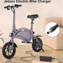 42V 2A Electric Scooter Charger Compatible with Jetson Electric Bike JY-420150 for Jetson Bolt/Bolt Pro/Adventure/Metro/Journey/LX10/J5/J8/Eris Pro/Ora Pro/Racer/Rhythm Bike Scooter