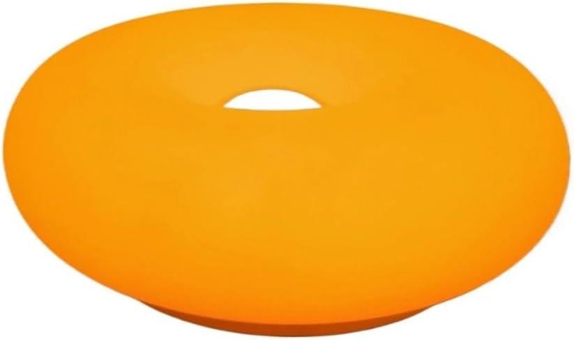 Bauhaus Table lamp USB Plug Bedroom Bedside lamp Living Room Dining Room Decoration Donut Ambient Light(Orange)