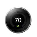 Learning Thermostat - Smart Wi-Fi Thermostat - Stainless Steel, Pack of 2