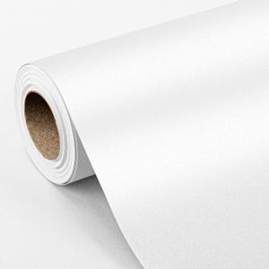 Flyhill White Recyclable Kraft Paper Roll-30 In x 32.8 Ft(81.78 sqft)-Reversible Gift Wrap Roll for Covering Books,Painting,Kids Doodling,Bouquet Flower,Packing,Parcel,Table Runner