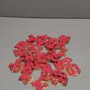 ASTARON 52 Pcs Self Adhesive Letter Patches Chenille Letters Stickers, A-Z Embroidered Applique Patches Alphabet Cloth Patch for Clothes, Bags, Hat, Phone Case, DIY Accessories (Rose)