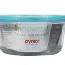 Snapware 4-Cup Total Solution Round Food Storage Container, Glass