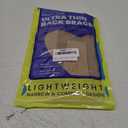 RANDY SUN Ultra Thin Back Brace, Lightweight Breathable for Women & Men, Invisible Waist Support Belt for Lower Back Pain Relief and Posture Correction Beige XXL