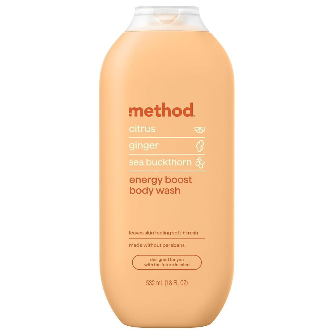 method Body Wash, Energy Boost, 18 fl oz (Pack of 3)