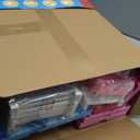 Pink Villa Playset for Girls Ages 3-7, 4-Story 10-Room House with 2 Dolls, Furniture & Accessories, Pretend Play Toddler Toy, Birthday Gifts for Kids 3-8