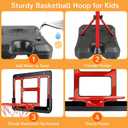ShyLizard Boys Toy Gifts for 3 4 5 6 7 8 Years Old, Kids Basketball Hoop Adjustable Height 3.5FT-6.2FT, Mini Basketball Hoop for Kids, Basketball Goal Toys Outdoor Indoor Game Gifts for Boys