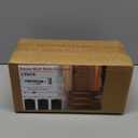 3 Pcs Heated Snow Melting Mats, 10 x 30 in No-Slip Rubber Heated Outdoor Mats, Snow and Ice Melting Mats for Winter Outdoor Stairs, Steps, Doorways,Walkways, Driveway, 2 in/h Melting Speed