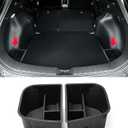 Karltys Trunk Organizer for SUV, 2 Pcs Car Trunk Organizer Waterproof Trunk Storage Bin Boxes, Rear Trunk Organizer Side Pockets for Toyota Corolla Cross Accessories 20222025 2026(Not for Hybrid)