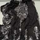 Moss Rose Women's Beach Cover up Swimsuit Kimono with Bohemian Floral Print, Loose Casual Resort Wear (A Adeline Black)