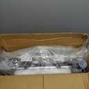 2-Level Adjustable Extra Wide 360° Swivel Shower Chair for Inside Shower, 550 lbs Heavy Duty Shower Seat for Inside Tub with Arms and Back, Bathtub Chairs for Seniors, Handicap, Elderly and Disabled