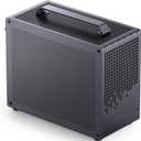 JONSBO/JONSPLUS Z20 Mesh Black Micro-ATX Mini Tower PC Case,with Detachable Carrying Handle, Mini Size, High-Performance Hardware Compatible, Support 240AIO, H160mm Cooler, Black