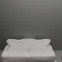 Ergonomic Cervical Pillow for Neck and Shoulder Pain Relief - Memory Foam Contour Pillow with Dual Heights, Cooling Breathable Pillowcase, Orthopedic Support for Side, Back, Stomach Sleeper (Butterfly, White), Pack of 2