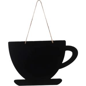 BESPORTBLE Hang-Style Blackboard Message Board - Mini Chalkboard for Home Decor Easy to Hang with Lanyard Ideal for Notifications and Graffiti Art 11.8 X 7.9 X 0.4 Inches