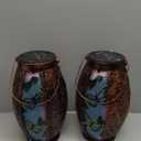 Butterfly Solar Lanterns Glass & Metal Hanging Lantern Outdoor Waterproof 16" H Tabletop Light with Hollowed-Out Design for Garden Patio Table Decor Mother's Day Gift