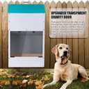 Automatic Dog Feeder for Large Dogs Outdoor 50Lbs Dog Food Dispenser Dog Feeding Station Galvanized Gravity Feeder Pet Feeder for Large Breed (50lbs)