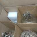 FastRack 128oz 4 Pack Growlers with Caps and 12 Count 38mm Poly Seal Screw Caps for 1/2 & 1 Gallon Jugs