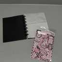 Kpop Photocard Binder 3 Inch Photocard Holder Book Sleeves with 30Pcs Inner Pages A5 Idol Business Card Collect 23 Polaroid Photo Album, Black