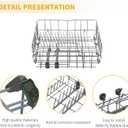 20007189 20000533 Dishwasher Lower Rack Replacement for Bosch Dishwasher Parts Lower Dishrack Rollers Thermador 300 500 800 Series Dishwasher Bottom Rack Tray Drawer Wheels SHP865ZD5N -20.9" x 21.8"