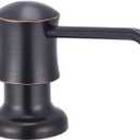 SAMODRA Sink Soap Dispenser for Kitchen Oil Rubbed Bronze Dish Lotion Dispenser 12 OZ Bottle Built in Design Refill from The Top