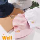 FURTALK Baby Sun Hat UPF 50+ Toddler Kids Bucket Summer Beach Hat for Boys Girls (0-6 Months, Gray+navy)