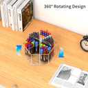 360° Rotating Marker Organizer Holder, Acrylic Pen Pencil Cup Storage