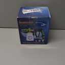 DUSICHIN Short Pressure Washer Gun Foam Cannon Nozzle Dual Connector Shift Valve, Car Wash Foam Cannon Kit 1/4 Inch Quick Connector, 5 Pressure Washer Nozzle Tips,Double Tip Attachment For Soap Cannon