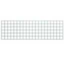 Quantum SG-1830P 30" Epoxy Coated Store Grid Wire Panel | Wall Mounted Display Shelves with 3 x 3 Openings for Commercial Restaurant Kitchen Garage | 30"W x 18"H, Green, NSF (Brackets Not Included)