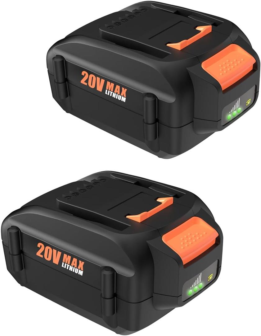 VINIDA Power Tools Battery 20V 5.0AH. 100Wh, Model: WA3520, 2 Pack