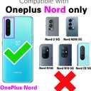 Asuwish Compatible with OnePlus Nord Wallet Case Tempered Glass Screen Protector Credit Card Holder Flip Wrist Strap Stand Cell Phone Cover for One Plus On 1 Plus 1plus One+ 1+ 1+Nord Men Blue