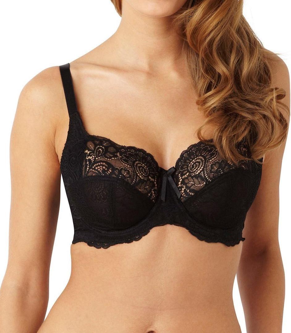 Panache Women's Andorra Wired Full Cup Bra (5675) (34GG, Black)