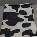 6 Pcs Cow Print Table Runner, Black and White Farm Cow Print Tablecloth Farmhouse Decor for Cowboy Themed Parties Dining Room Kitchen and Home Decorations 13 x 72 in