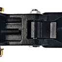 2-5/16" Heavy Duty Adjustable Trailer Coupler Channel-Mount SAE Class IV 15000 lbs Black