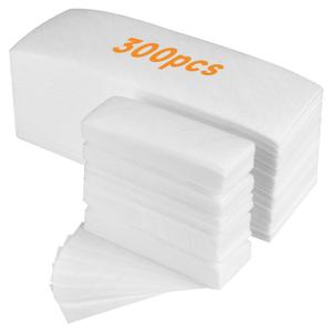 300 Pcs Non Woven Wax Strips,Body and Facial Wax Strips for hair removal,Professional waxing strips without wax(2.8''x 7.9'' and 1.4''x 3.9'')
