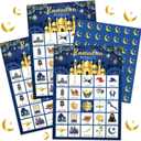 Liliful 35 Pcs Eid Al Adha Bingo Games 24 Players Eid Mubarak Bingo Cards Ramadan Party Favors for Boys Girls Adults Family Classroom Activities Muslim Festival Party Games Supplies