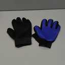 Cat & Dog Grooming Gloves for Shedding - Efficient Deshedding Pet Grooming Gloves 2-in-1 Deshedding Brush & Massage Mitt-Safe for Dogs & Cats (1 Pair Blue)
