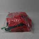 ZOBER Christmas Tree Storage Bag - Fits 9 Ft Artificial Trees - Plastic, Waterproof Christmas Tree Bag - Strong, Durable Handles - Labeling Card Slot - Red
