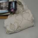 Zenna Home Smart Curtains 100% Blackout Window Curtain, Damask Ultimate Light Blocker (1 Panel), 40 Inches x 63 Inches, Tan